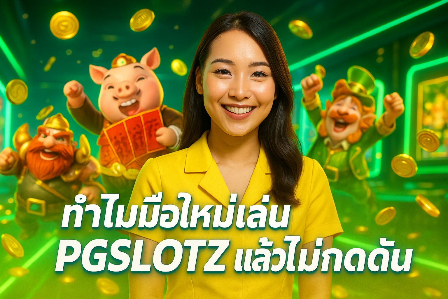 ทำไมมือใหม่เล่น PGSLOTZ แล้วไม่กดดัน