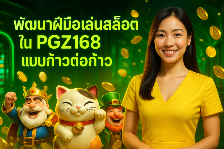พัฒนาฝีมือเล่นสล็อตใน PGZ168 แบบก้าวต่อก้าว