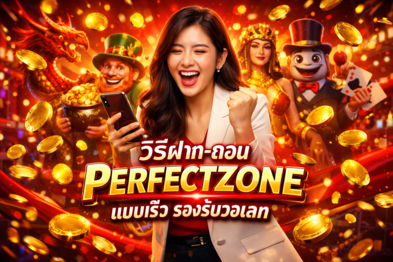 วิธีฝาก-ถอน PERFECTZONE แบบเร็ว รองรับวอเลท